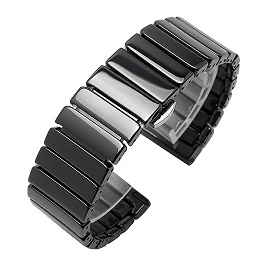 22mm Ceramic Strap For Smartwatch – Black
