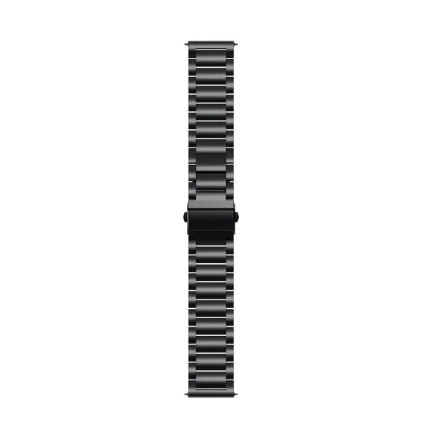 20mm Metal Strap For Smartwatch – Black Color