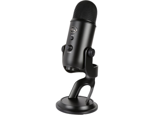 Blue Yeti Microphone (Blackout Edition)- World's #1 USB Microphone