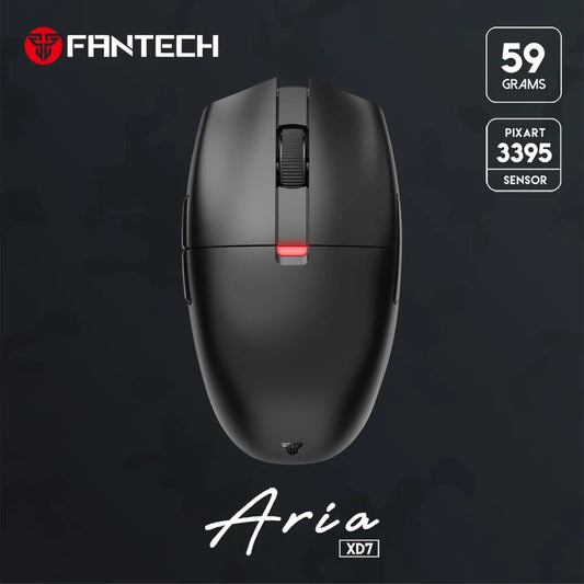 Fantech Aria XD7 Lightweight Wireless Gaming Mouse – Black Color