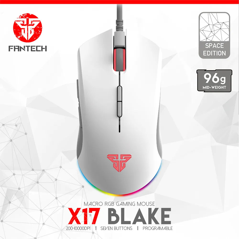 Fantech X17 Blake Space Edition Macro RGB Gaming Mouse