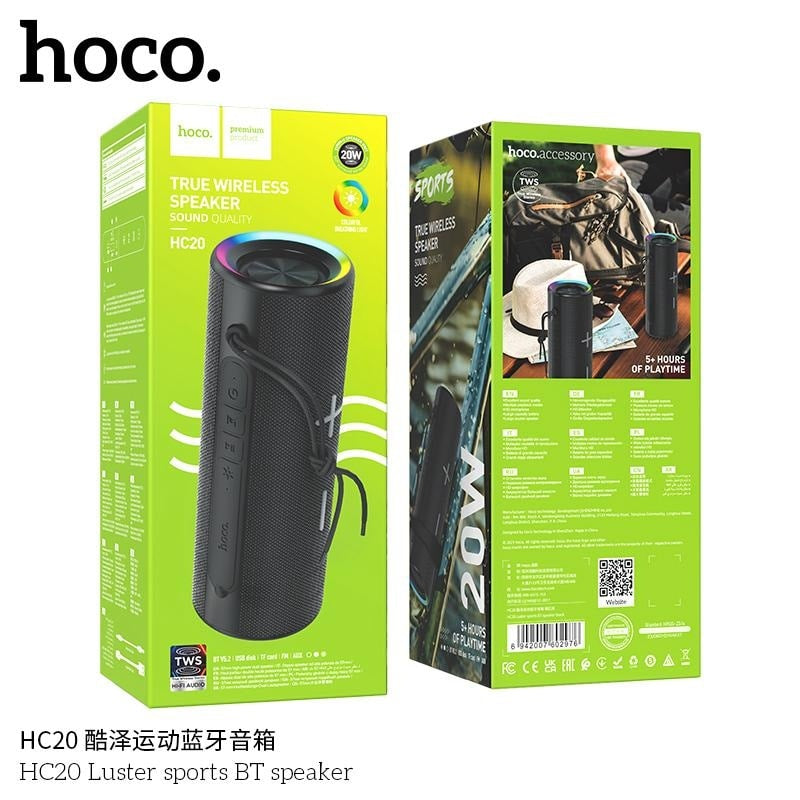 Hoco True Wireless Speaker HC20 – Black Color