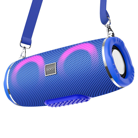 Hoco HC12 RGB Wireless Bluetooth Speaker – Blue Color