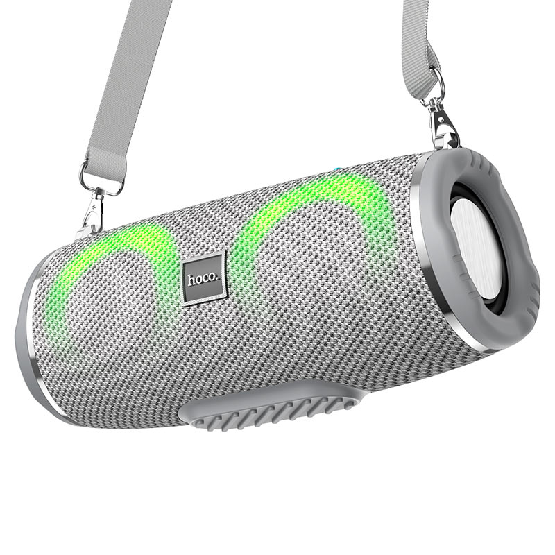 Hoco HC12 RGB Wireless Bluetooth Speaker – Grey Color