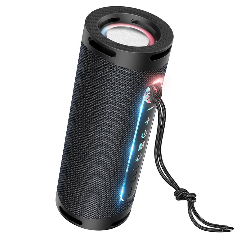 Hoco HC9 Dazzling Pulse Sports Portable Bluetooth Loudspeaker – Black Color