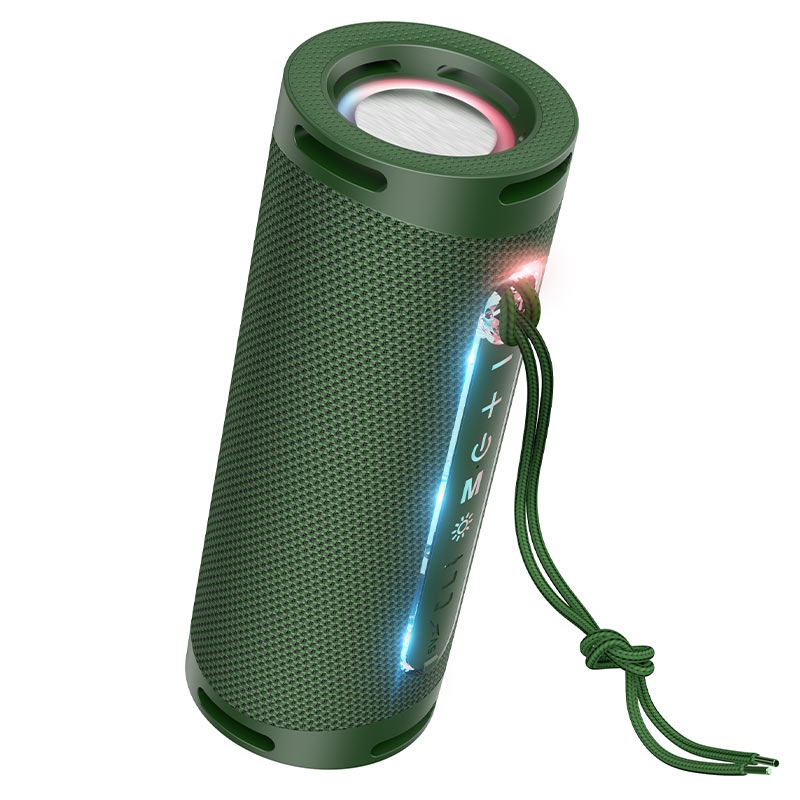 Hoco HC9 Dazzling Pulse Sports Portable Bluetooth Loudspeaker – Dark Green Color