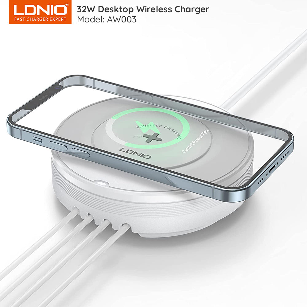 LDNIO AW003 32W Desktop Wireless Charging Station