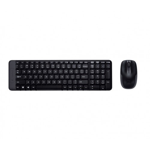 Logitech MK220 Wireless Combo Keyboard And Mouse Black Color