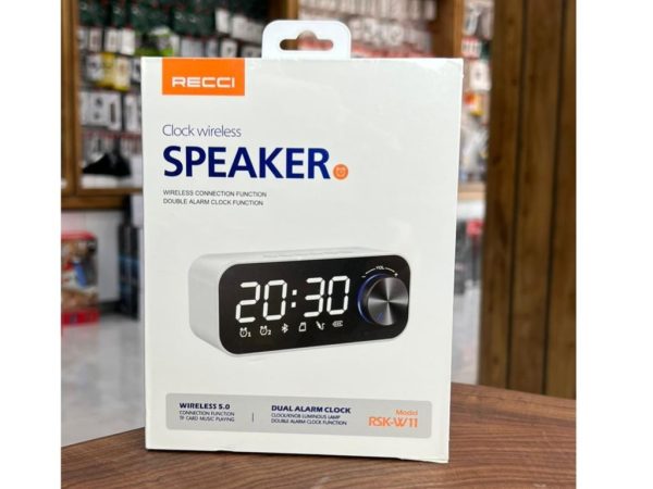 RECCI RSK-W11 Wireless Speaker With Alarm Clock