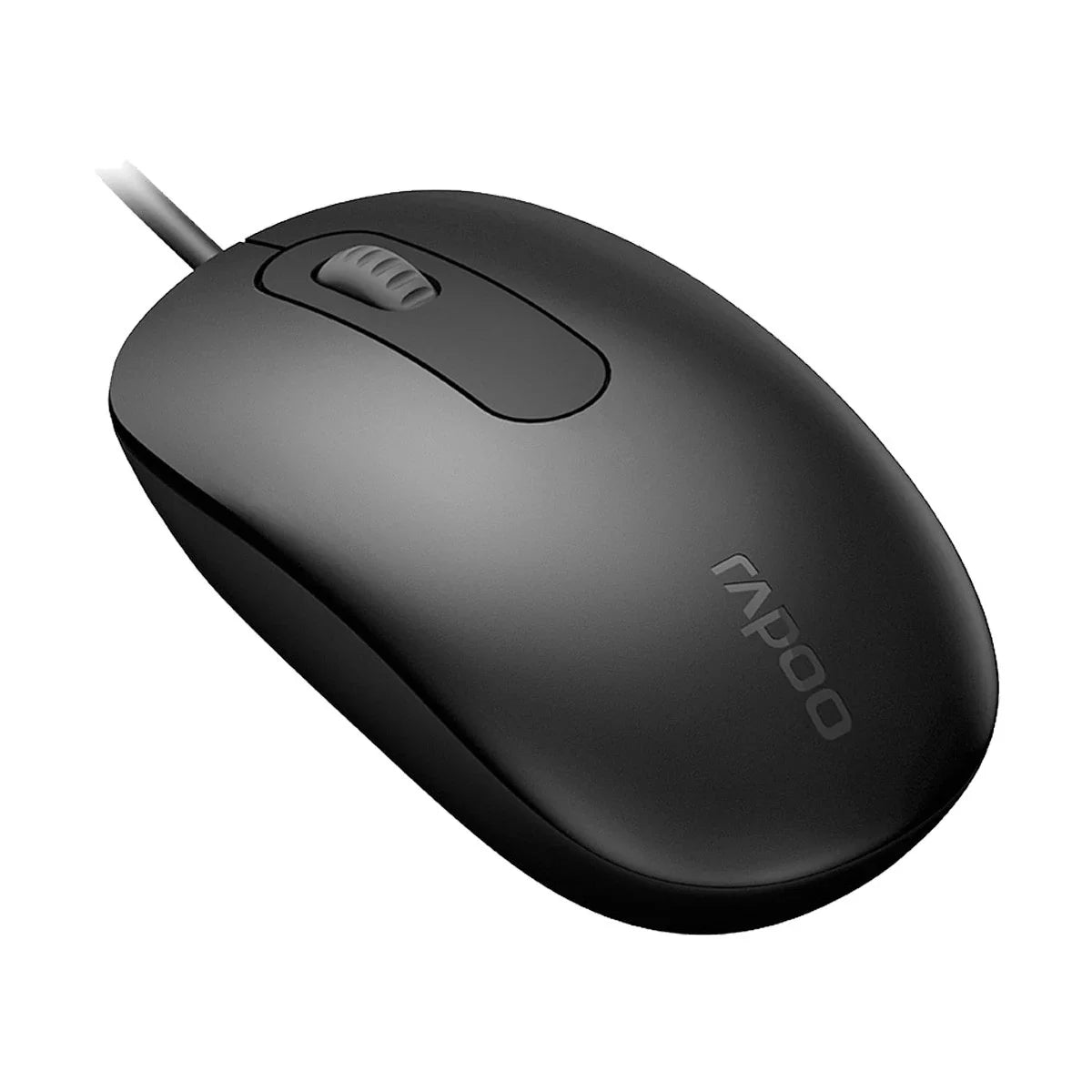 Rapoo N200 Wired Optical Mouse – Black Color