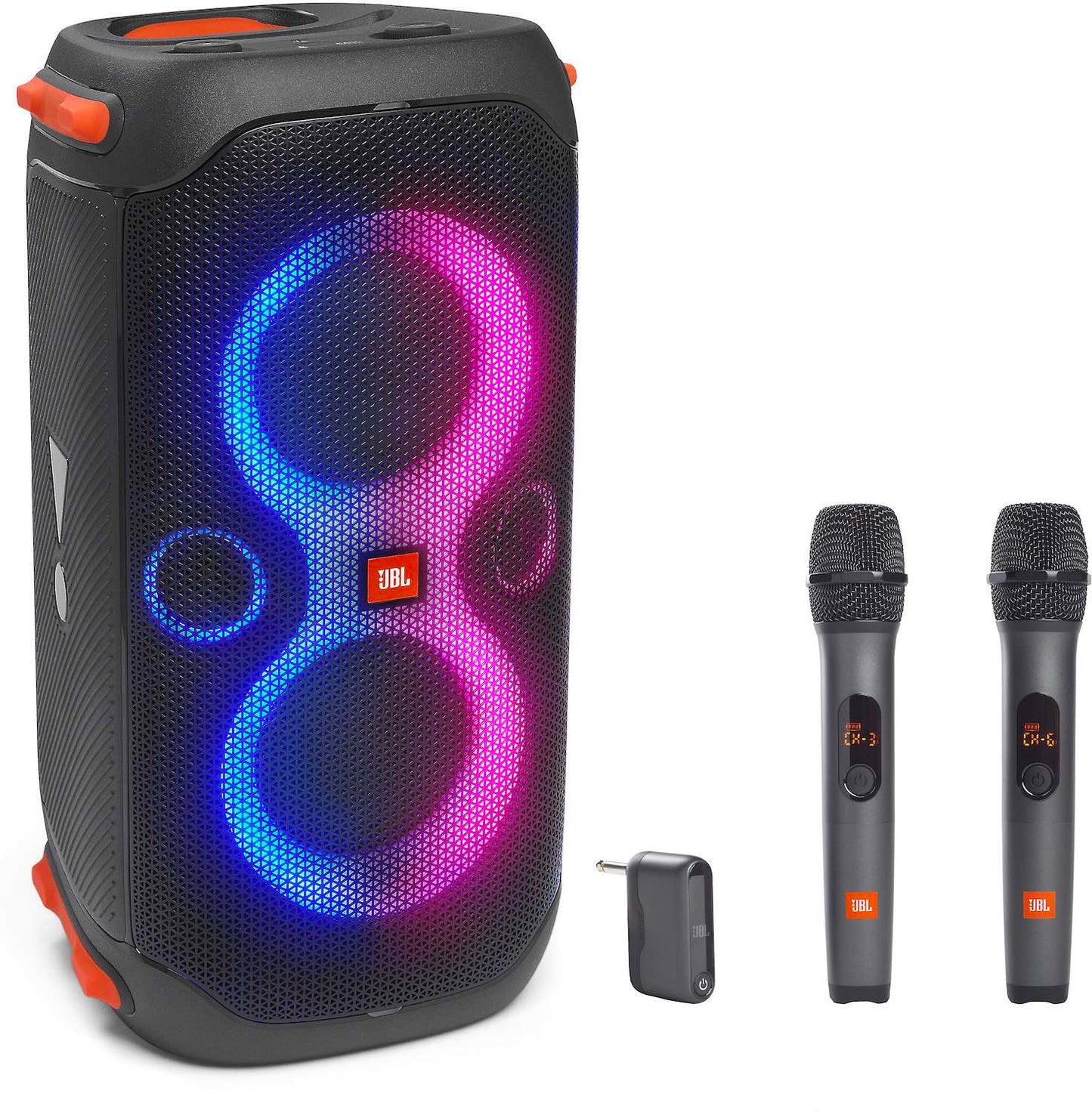 JBL PartyBox 110 With 2pcs JBL Wireless Microphone Combo Set